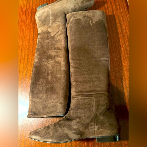 Ralph Lauren Suede Knee - High Flat Boot - Picture 6 of 11
